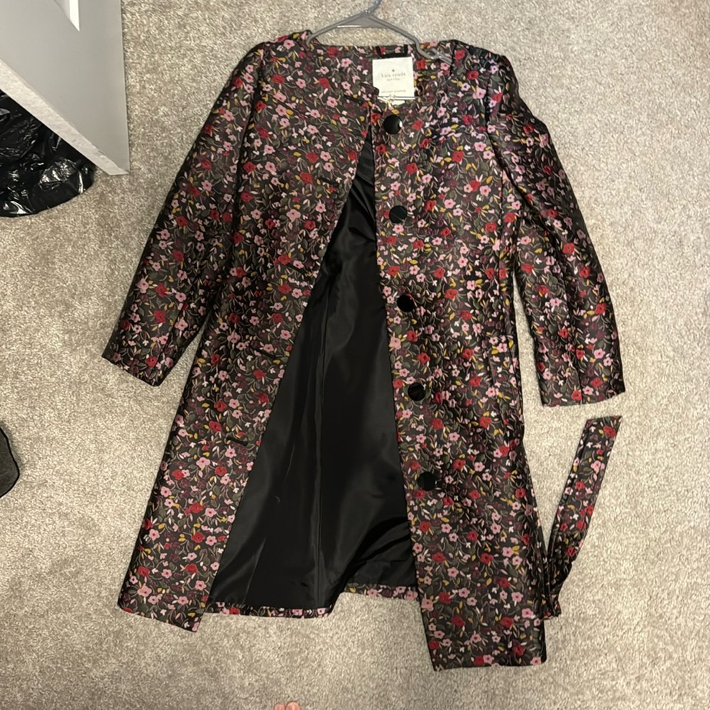 Kate spade jacquard coat